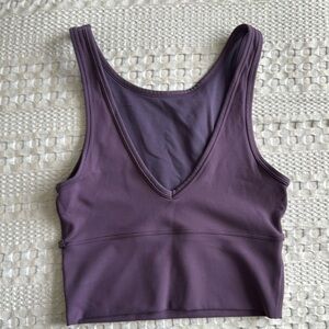 Lululemon Power Pivot Tank Everlux size 4 Purple
